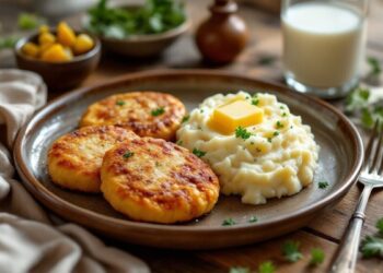 Klasikiniai lietuviški kotletai su bulvių koše