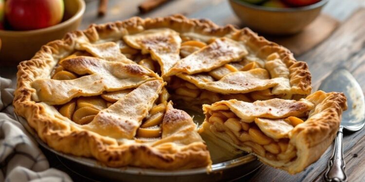 Klasikinis obuolių pyragas su cinamonu