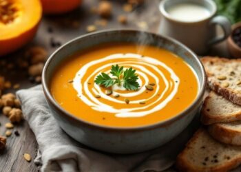 Kreminė moliūgų sriuba su imbieru