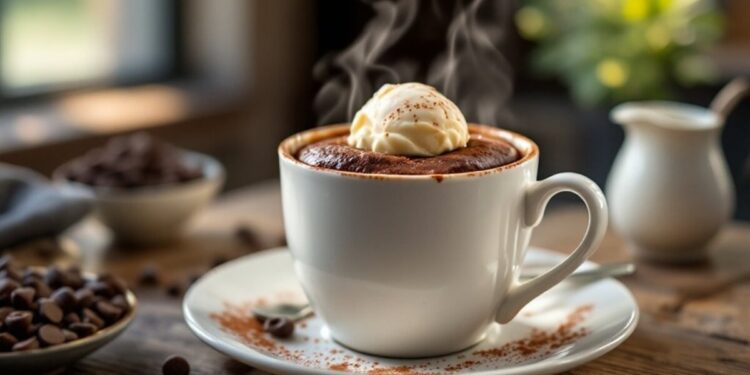 Šokoladinis greitas desertas mikrobangėje