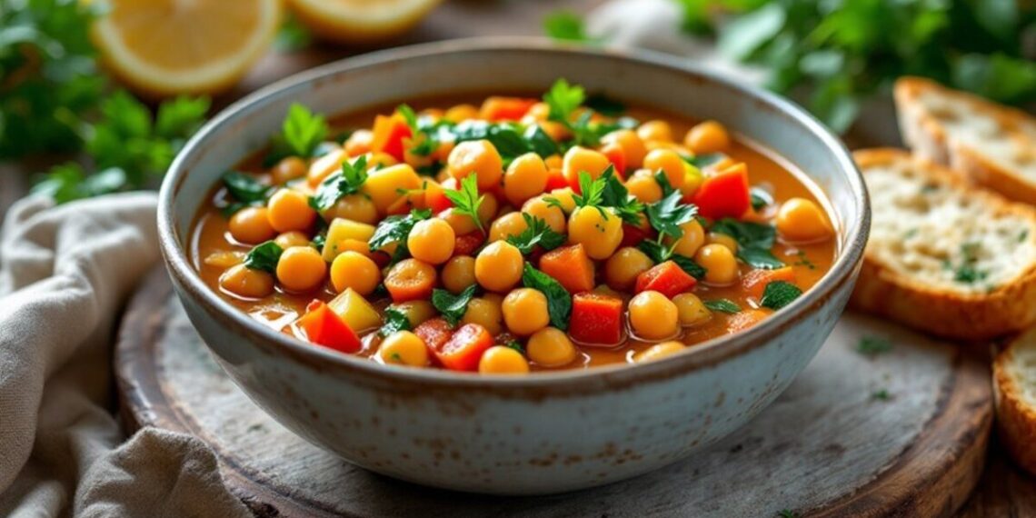 Vegetariški pietūs avinžirnių troškinys su kokosų pienu