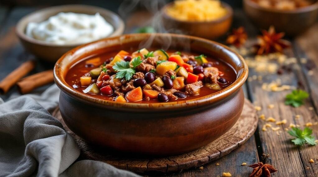 Žieminė čili sriuba tobulas desertas jaukiam vakarui